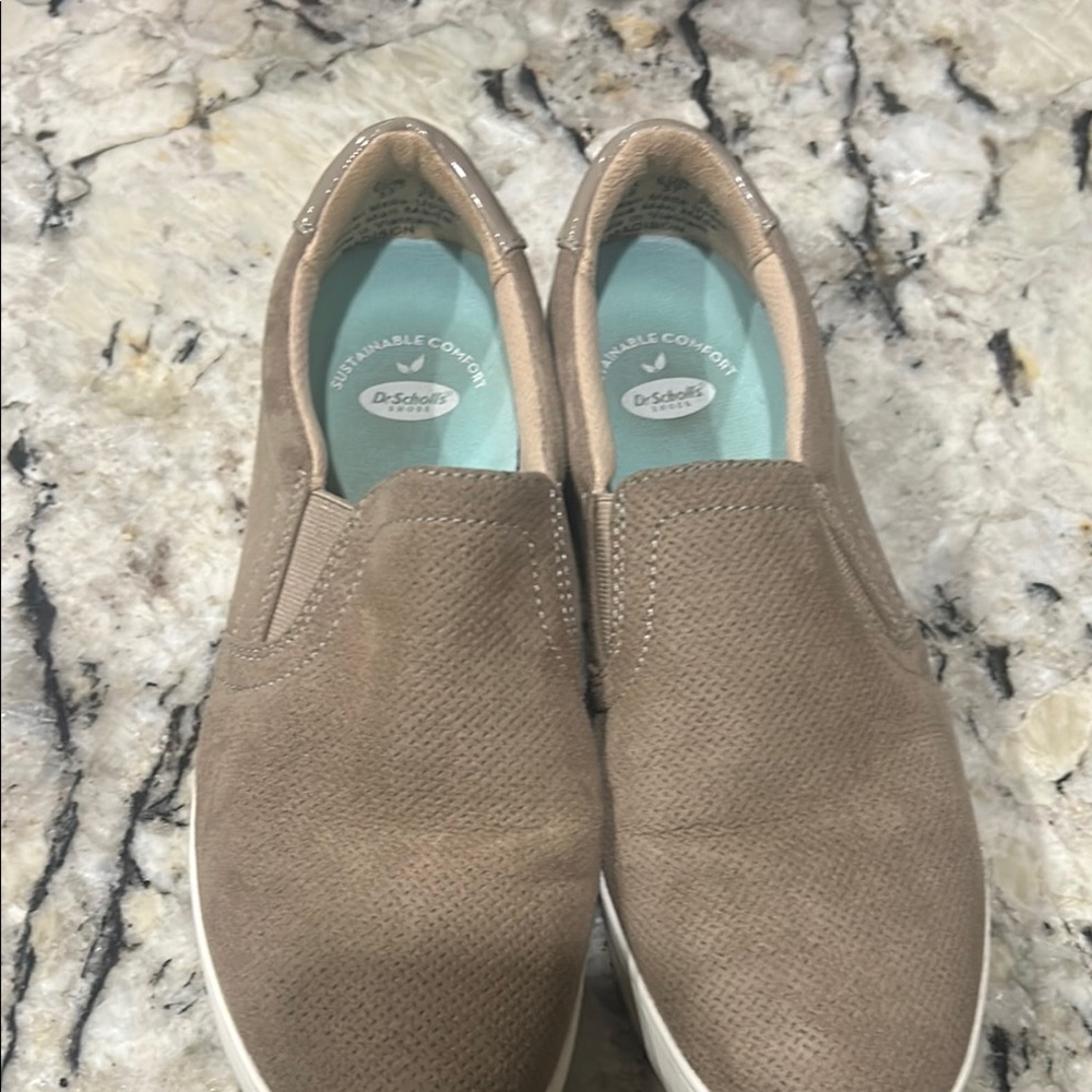 Dr. Scholl's Light Brown Slip-On Shoes